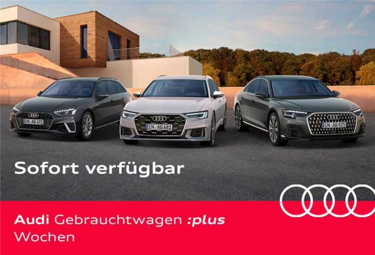 Bei Audi :plus zum Traumauto mit Garantie 3 Audimodelle nebeneinander