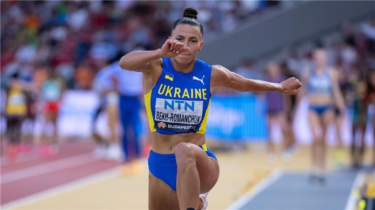 Doping: Mihambo-Kontrahentin Bech-Romantschuk suspendiert Die Ukrainerin Maryna Bech-Romantschuk steht unter Dopingverdacht.