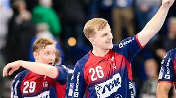  Flensburgs August Baskar Pedersen (hinten) wechselt nach Hannover.