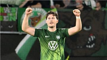  Wolfsburgs Jonas Wind traf im Vorbereitungsturnier in Zwickau gegen Dynamo Dresden.