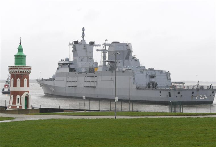 Die Fregatte „Sachsen-Anhalt“ bleibt ein halbes Jahr in Bremerhaven Die Fregatte „Sachsen-Anhalt“ bleibt ein halbes Jahr in Bremerhaven