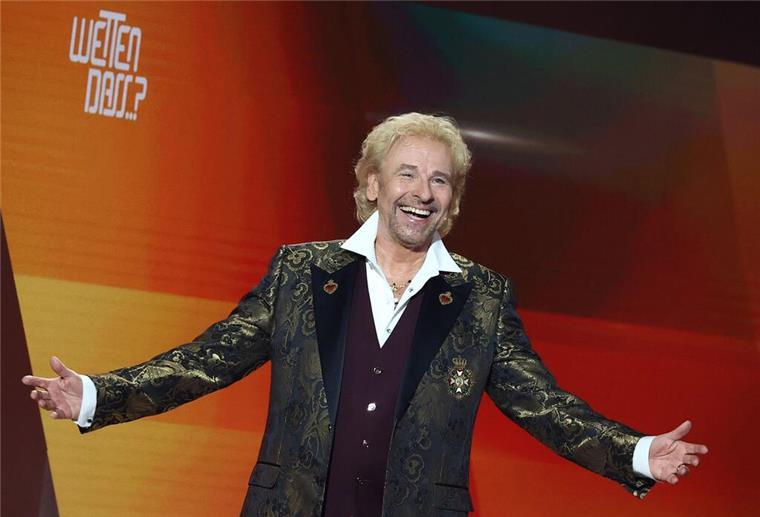 Frisch in TV-Rente - Thomas Gottschalk wird 75 2021 feierte er ein umjubeltes Revival des ZDF-Klassikers „Wetten, dass..?“. (Archivbild)