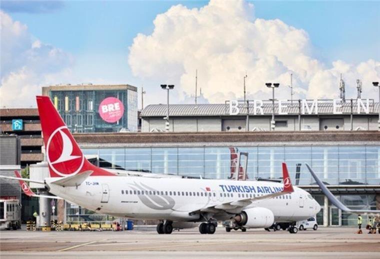 Blick auf den Bremen Airport. Der Flughafen im Nordwesten war 2024 der pünktlichste unter den getesteten.