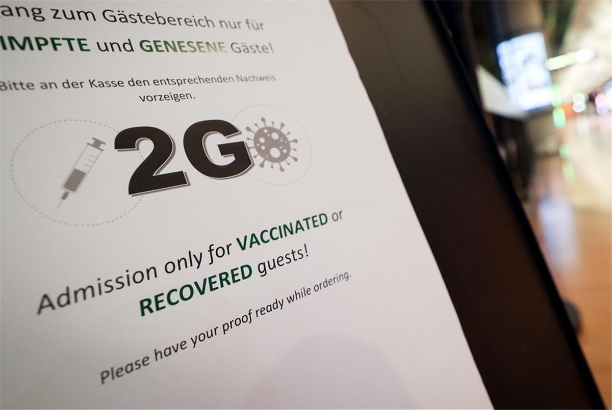 2G wird ab Mittwoch fast überall gelten.
