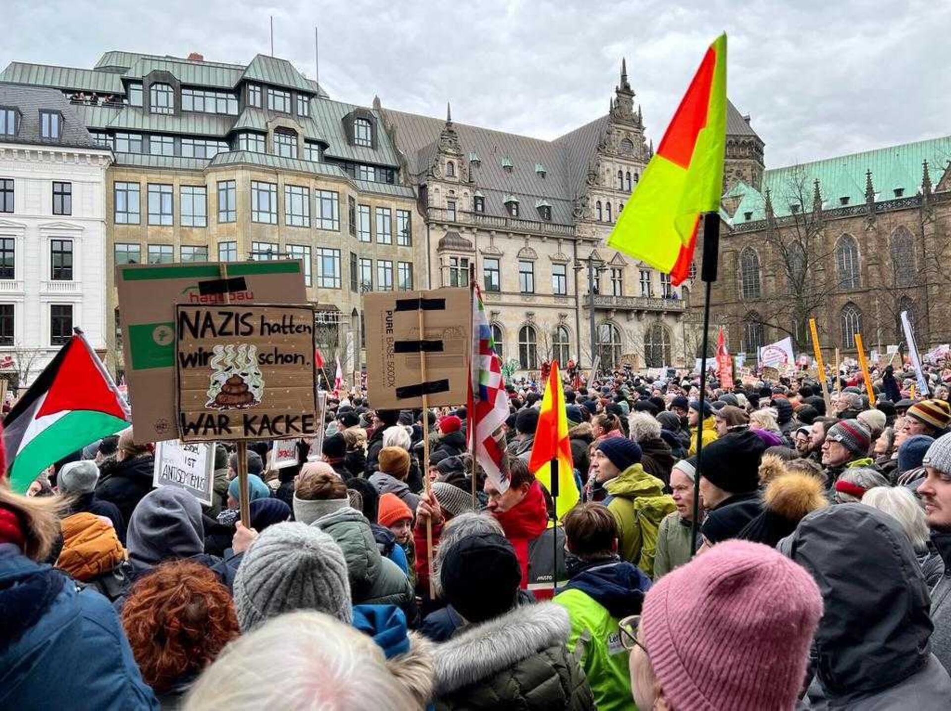 40.000 Menschen demonstrierten in Bremen.