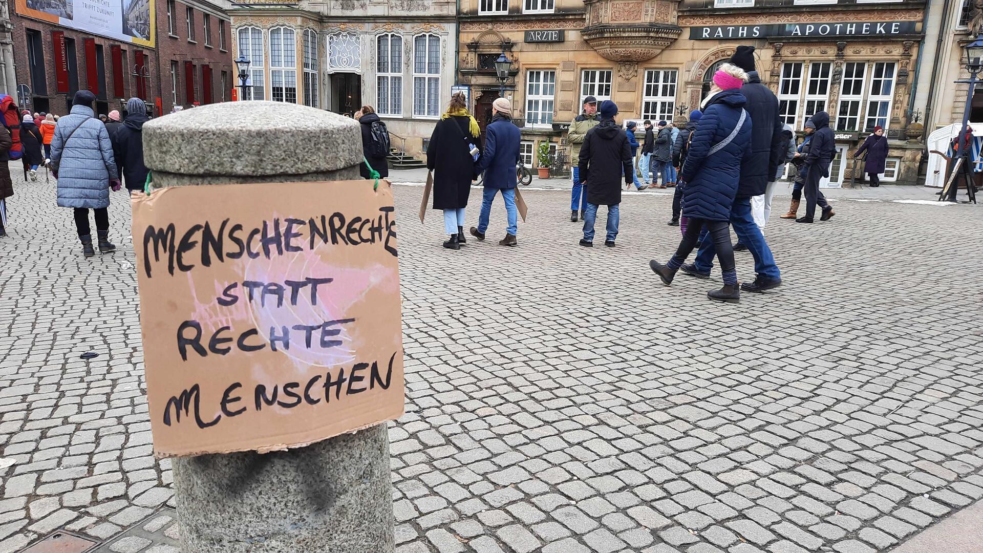 40.000 Menschen demonstrierten in Bremen.
