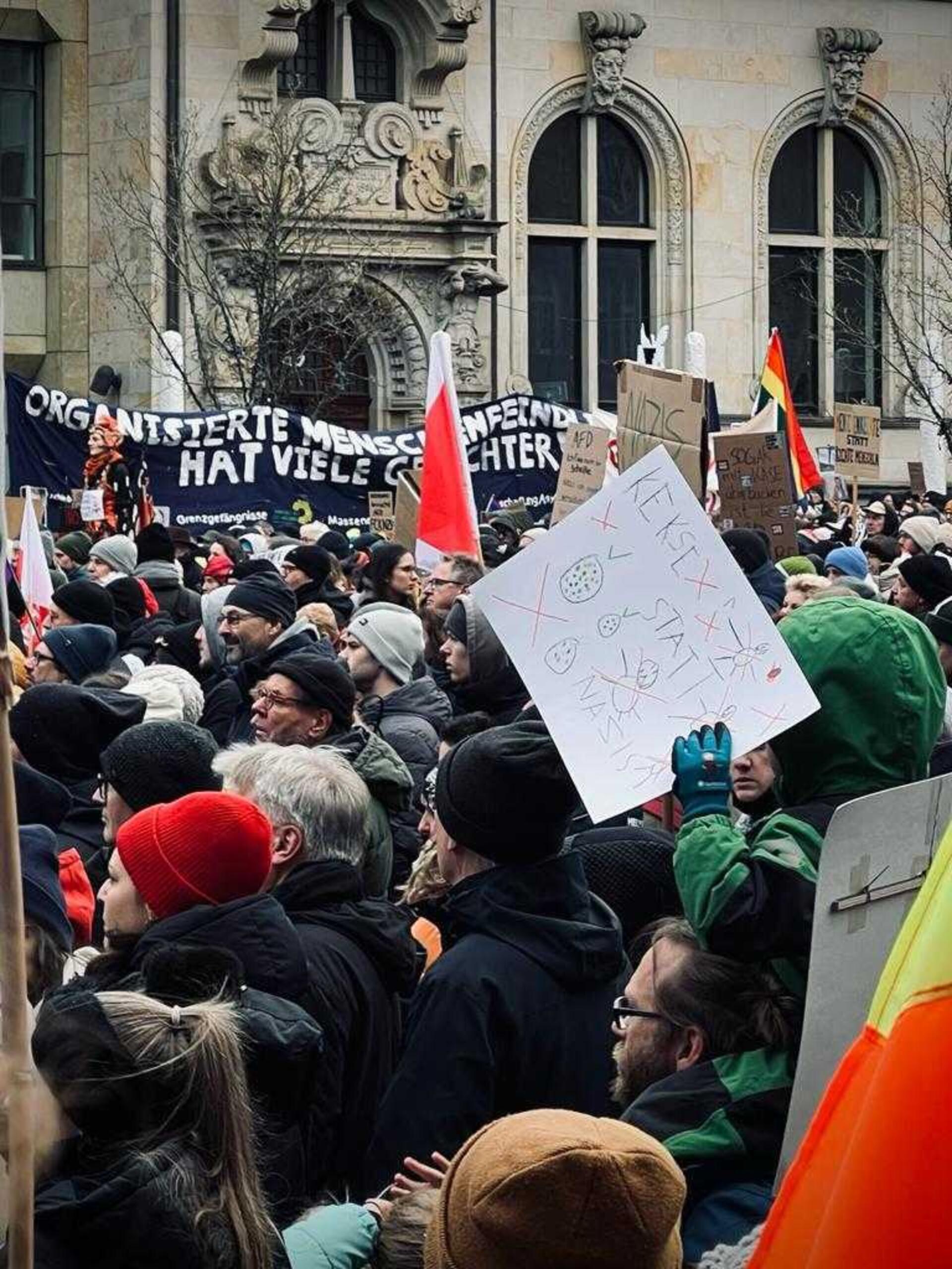 40.000 Menschen demonstrierten in Bremen.
