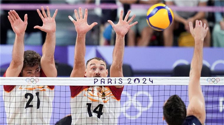 Olympia-Krimi macht Volleyballern Mut: „Vieles möglich“ Ab dem dritten Satz kam die DVV-Auswahl immer besser ins Spiel.