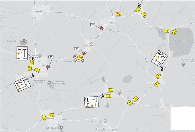 Westertimke: Vollsperrung wegen Kanalarbeiten Ab Dienstag, 2. November, finden Kanalarbeiten in Westertimke statt. Die Landestraße 133 in Richtung Kirchtimke ist dann voll gesperrt. Umleitungsstrecken sind ausgeschildert. Die Arbeiten dauern bis voraussichtlich zum 19. November an.