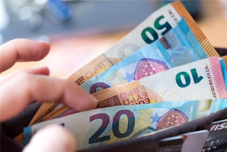 Geld Scheine Gehalt Lohne 
