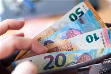 Geld Scheine Gehalt Lohne 