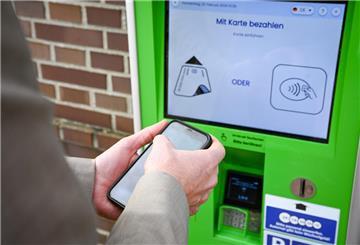 Parkautomat an der Stadthalle Bremerhaven