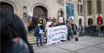 Achtung vorm Klimawandel: Am Mittwoch haben Schüler in Bremerhaven demonstriert....