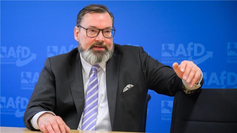 SPD vor dem Umbruch - auch in Niedersachsen? AfD-Fraktionschef Wichmann liebäugelt mit einer Kandidatur als Ministerpräsident. (Archivbild)