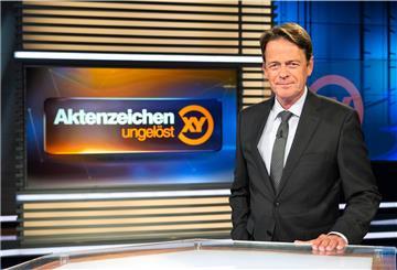 ZDF-Moderator Rudi Cerne im Studio der Sendung «Aktenzeichen XY ... ungelöst».