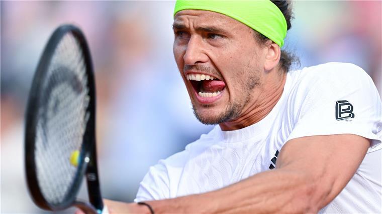 Alexander Zverev bekam es in der ersten Runde mit einem Franzosen zu tun.