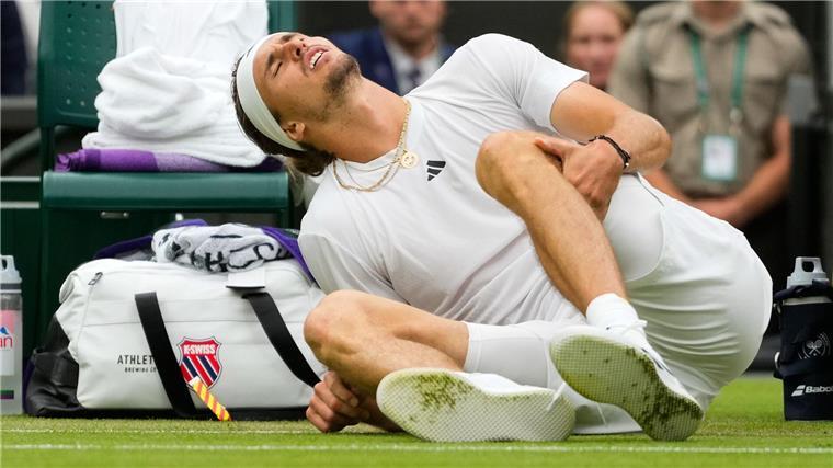 Zverev-Training in Wimbledon für Mittag angesetzt Alexander Zverev macht einen Härtetest. Kann er spielen?
