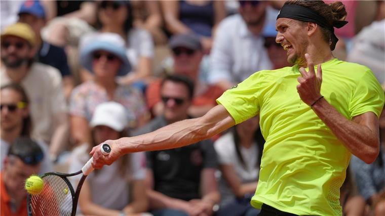 Alexander Zverev musste in Paris nur zu Beginn ein bisschen zittern.