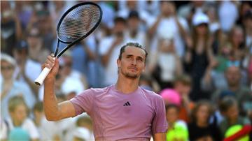 ALexander Zverev nach seinem Halbfinalsieg.  