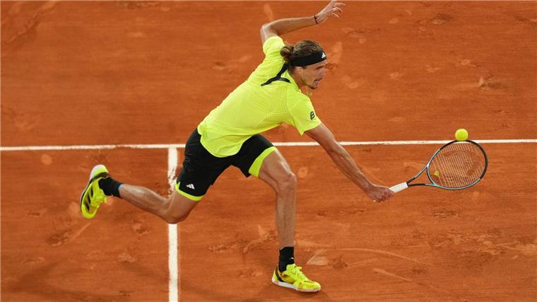 Alexander Zverev war nach seinem Aus in Paris gefrustet.