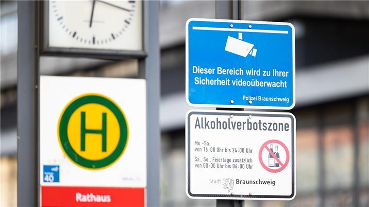 Alkoholverbot am Braunschweiger Bohlweg.