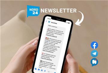 Alle wichtigen News aus der Region bequem auf dem Smartphone lesen mit dem Nord24-Newsletter.