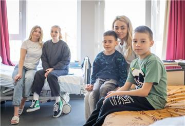 Ukrainische Flüchtlinge in der Ameos Seepark-Klinik Geestland