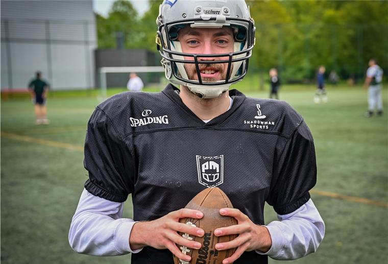 Als Cornerback trägt Mika Mesterharm Verantwortung dafür, dass die Defense der Bremerhaven Seahawks hält.