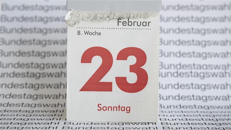 Wahlprogramm verständlich? CDU/CSU top, die AfD floppt Ein Kalenderblatt zeigt Sonntag, 23. Februar, an.