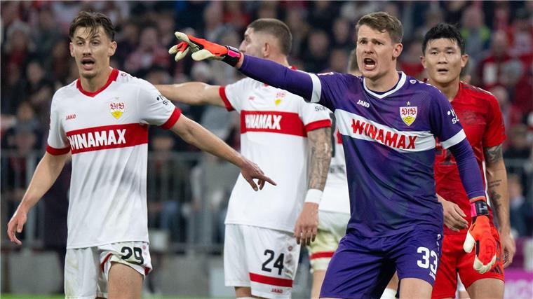 Gefragt, gejagt: Nächster Stresstest für Stuttgart Am Dienstag sind Alexander Nübel (2. v. r.) und der VfB Stuttgart bei Juventus Turin zu Gast.