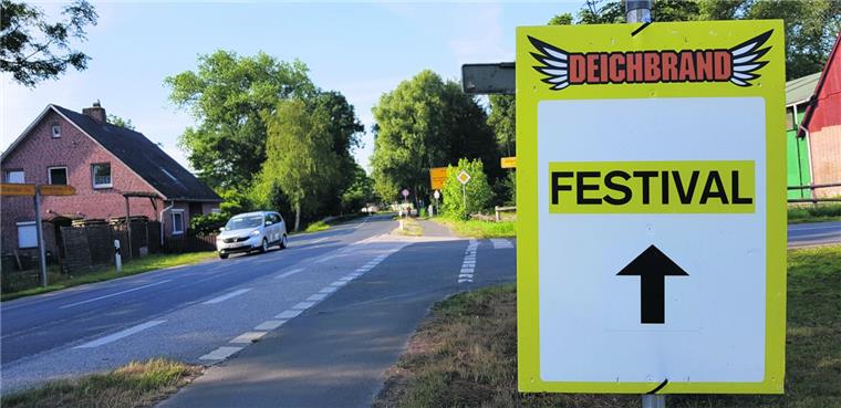 Deichbrand-Anreise: Auf den Straßen kann es voller werden Am Mittwoch beginnt die Frühanreise zum Deichbrand-Festival.