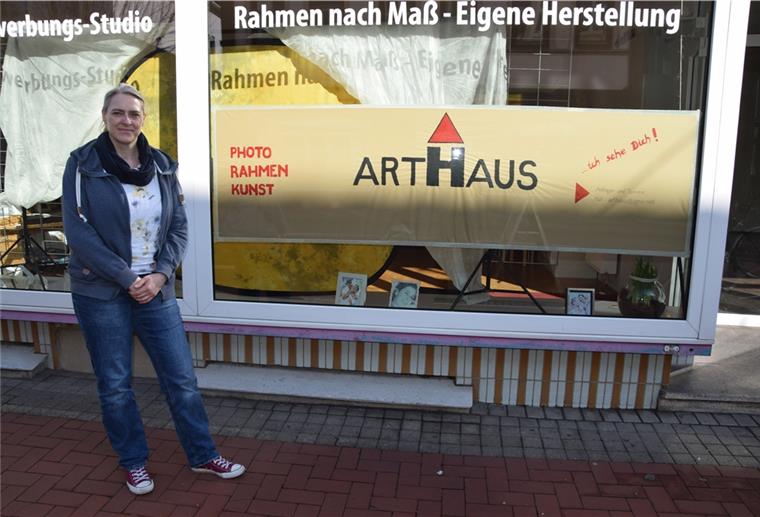 Am Montag hat Inga Rauschenbach ihr Fotogeschäft Arthaus eröffnet.