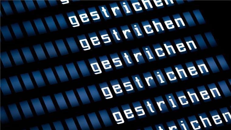 Flugbetrieb im Nordwesten am Montag massiv beeinträchtigt Am Montag ist an elf deutschen Flughäfen mit Verspätungen und Ausfällen zu rechnen. (Archivbild)