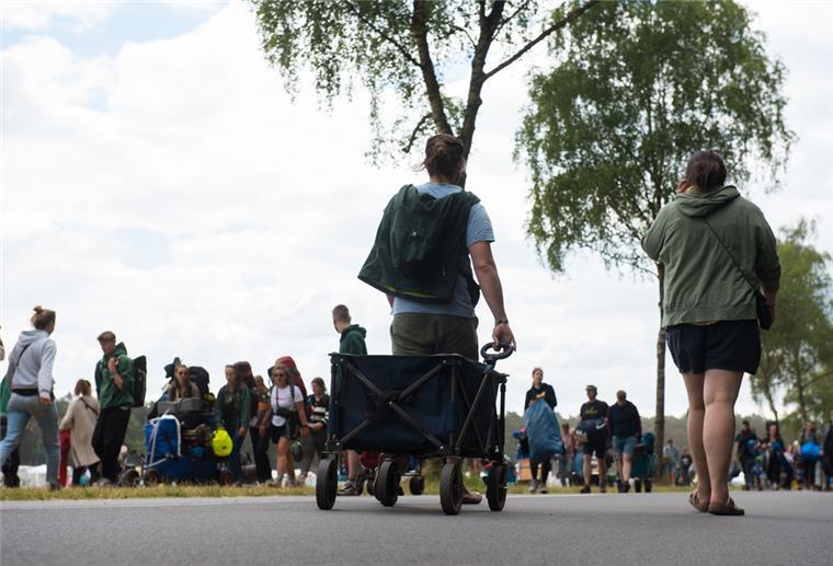 Das Hurricane ist vorbei: Der Abreisetag in Bildern Am Montag reisten die Festivalbesucher wieder ab.