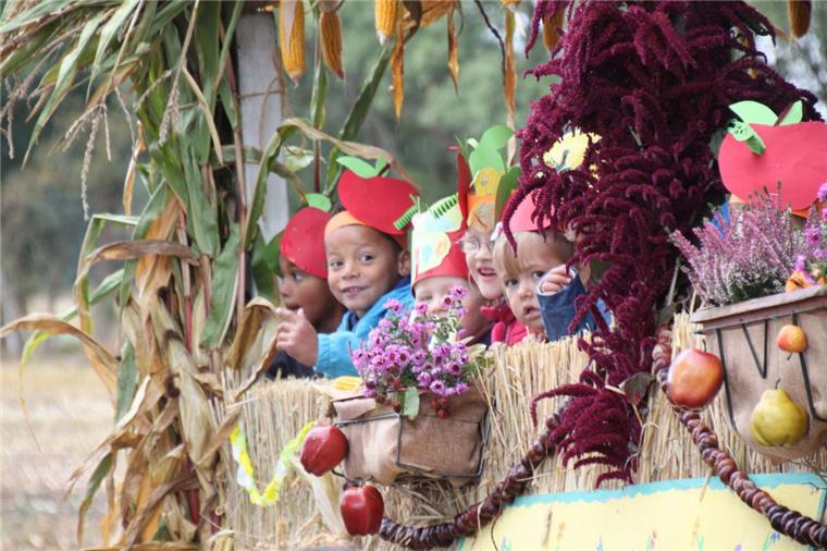 Tarmstedt bereitet sich auf seltenes Fest vor Am Samstag, 12. Oktober, sollen wieder viele bunt geschmückte Erntewagen durch Tarmstedt rollen.