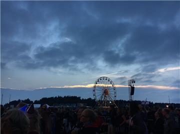 Am Samstagabend zeigte sich der Wettergott gnädig. Erst in der Nacht zu Sonntag ...