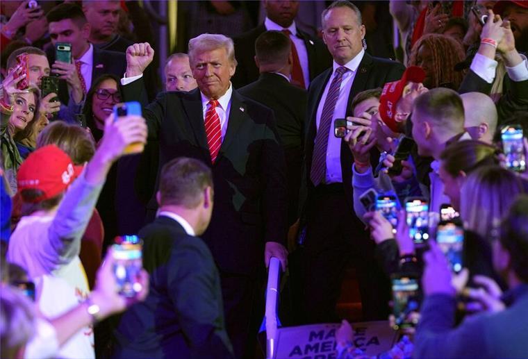 Am Vorabend seiner Vereidigung als 47. US-Präsident ließ sich Donald Trump in der Hauptstadt von Anhängern feiern. 