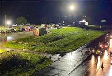 Am Wesertunnel in Höhe der Abfahrt Dedesdorf hatte die Polizei die Kontrollstelle eingerichtet.