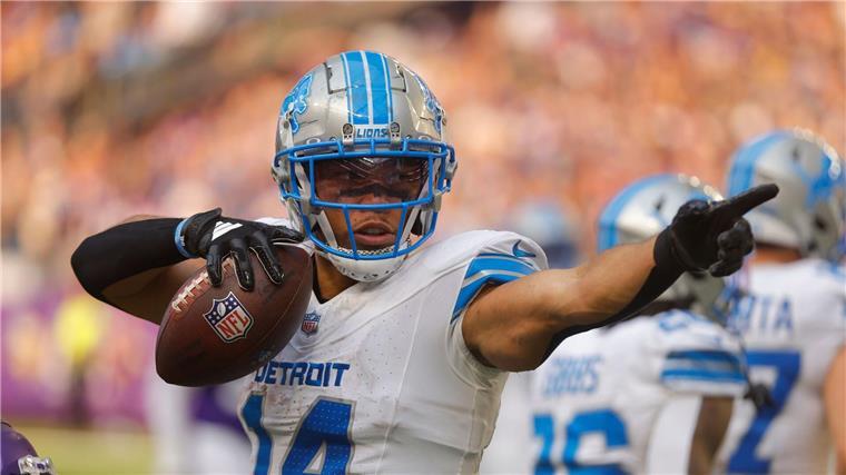 Saisonstart der NFL: Kelce und Swift gleich international? Amon-Ra St. Brown ist inzwischen einer der Stars der Liga.