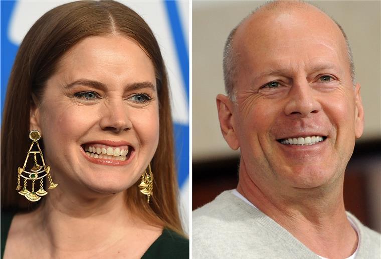 Schmähpreise für Hollywoodstars Amy Adams und Bruce Willis könnten Ende März mit Hollywoods Spottpreisen bedacht werden.