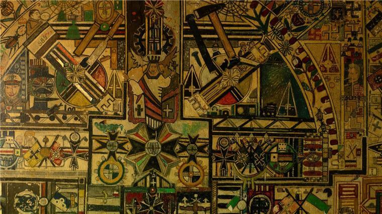 Kulturdenkmal Klingebiel-Zelle wird zugänglich gemacht An der linken Wand der Zelle finden sich viele kleine Zeichnungen.