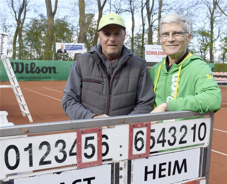 Tennis: Spielerflucht beim Bremerhavener TV Andreas Waller (links) und Pawel Geldner waren lange beim BTV als Trainer tätig. Jetzt trainieren sie beim SV Nordenham. Viele BTV-Spieler sind ihnen gefolgt.
