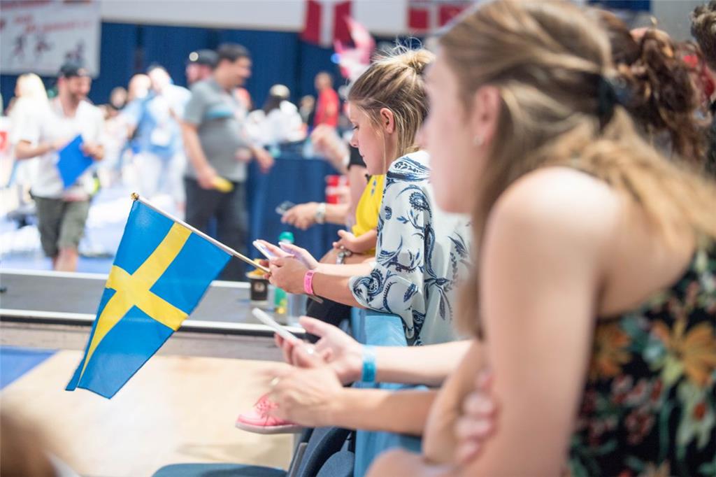 Anfeuerung aus Schweden. Hip-Hop-Europameisterschaften in der Stadthalle Bremerh...