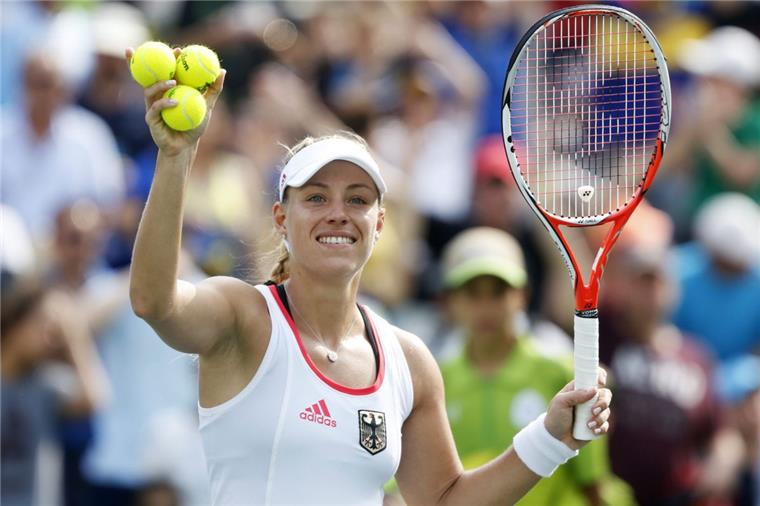 Olympia: Medaille für Deutschland lässt noch auf sich warten Angelique Kerber machte gegen die Kanadierin Eugenie Bouchard den Einzug ins Achtelfinale des olympischen Tennis-Turniers perfekt.