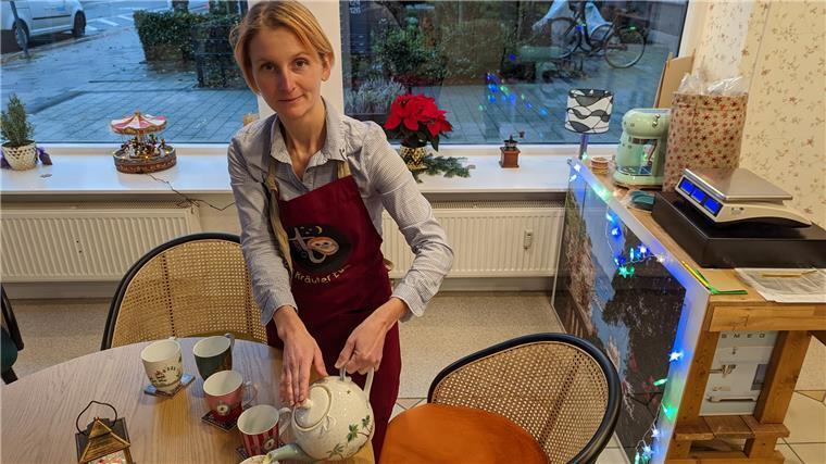Blick in einen Pop-up-Laden