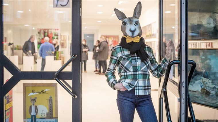 Blick in einen Pop-up-Laden