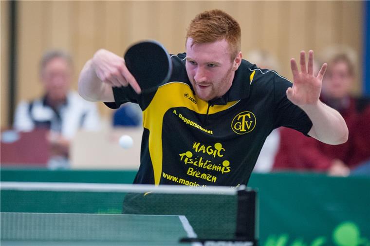 Anton Depperschmidt (hier für den Geestemünder TV im Einsatz) feiert seine Premiere im Trikot des TSV Lunestedt.