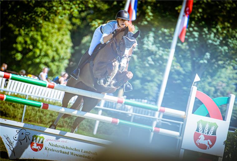 Auch am zweiten Tg der Elmloher Springtage wurde großer Sport geboten.