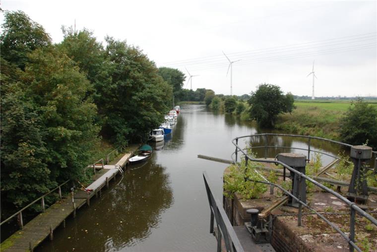 So will Schiffdorf für sauberes Wasser sorgen Auch an der Schiffdorfer Stauschleuse kommt es zu Überschwemmungen.