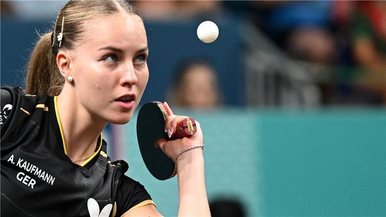 Seit Olympia ein Star: Kaufmanns neues Leben Auch bei der EM erfolgreich? Die deutsche Tischtennis-Hoffnung Annett Kaufmann.